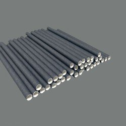 Black Cocktail Paper Straws 150mm x 7mm - GreenFeel