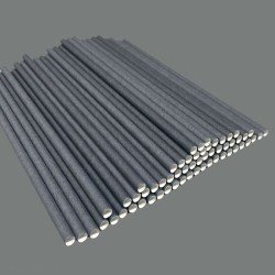 Black Paper Straws 200mm x 6mm - GreenFeel
