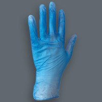 Blue Vinyl Gloves Powder-Free - Size L - GreenFeel