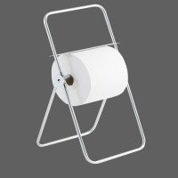 Jumbo White Floor Stand Centre-Feed Rolls, 400M