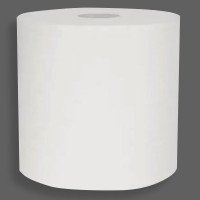 Jumbo White Floor Stand Centre-Feed Rolls, 400M